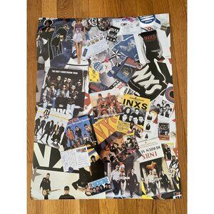 INXS Shine Like it Does The Anthology Double Sided Promo Poster 18X24 Never Hung